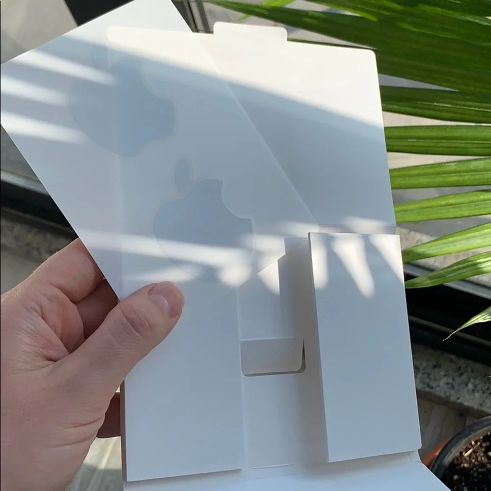 2Pcs Apple Mac Book Pro White Stickers